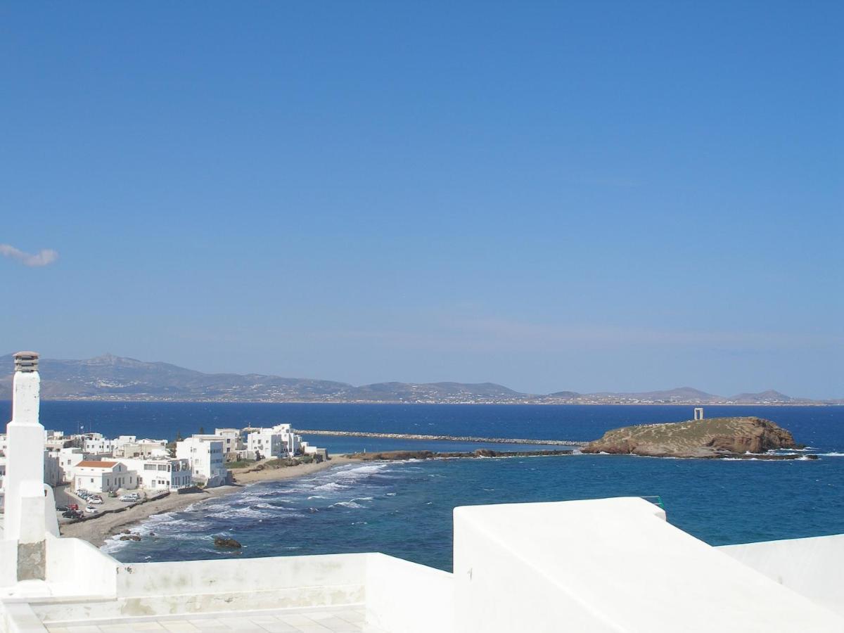 Inaxos Studios, Viewing Apollo Temple. Naxos City Bagian luar foto